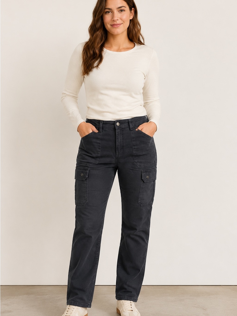 Duluth Trading Co Women’s 10x29 DuluthFlex Fire Hose Cargo Work Pants